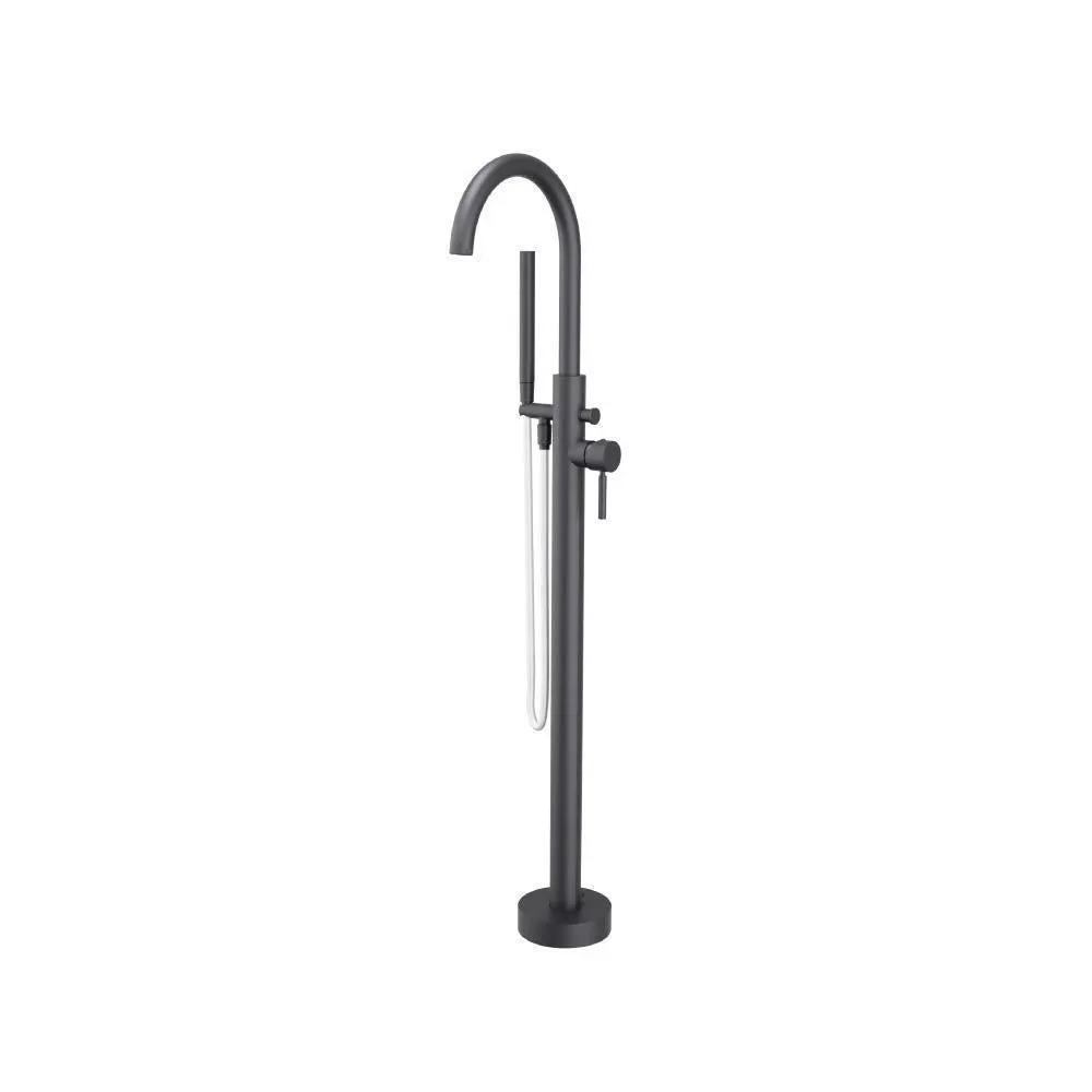 Flusso Serie 100 Freestanding Floor Mount Bathtub / Tub Filler with Hand Shower by Flusso