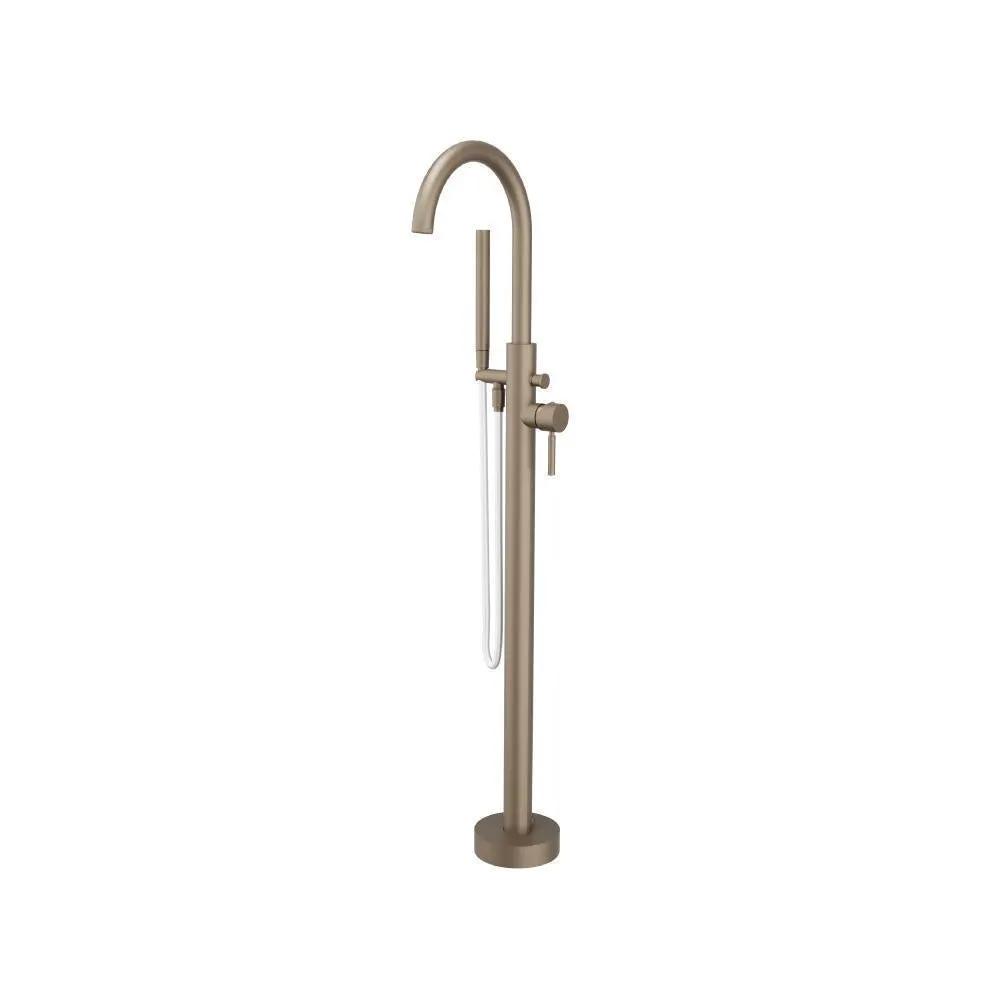 Flusso Serie 100 Freestanding Floor Mount Bathtub / Tub Filler with Hand Shower by Flusso