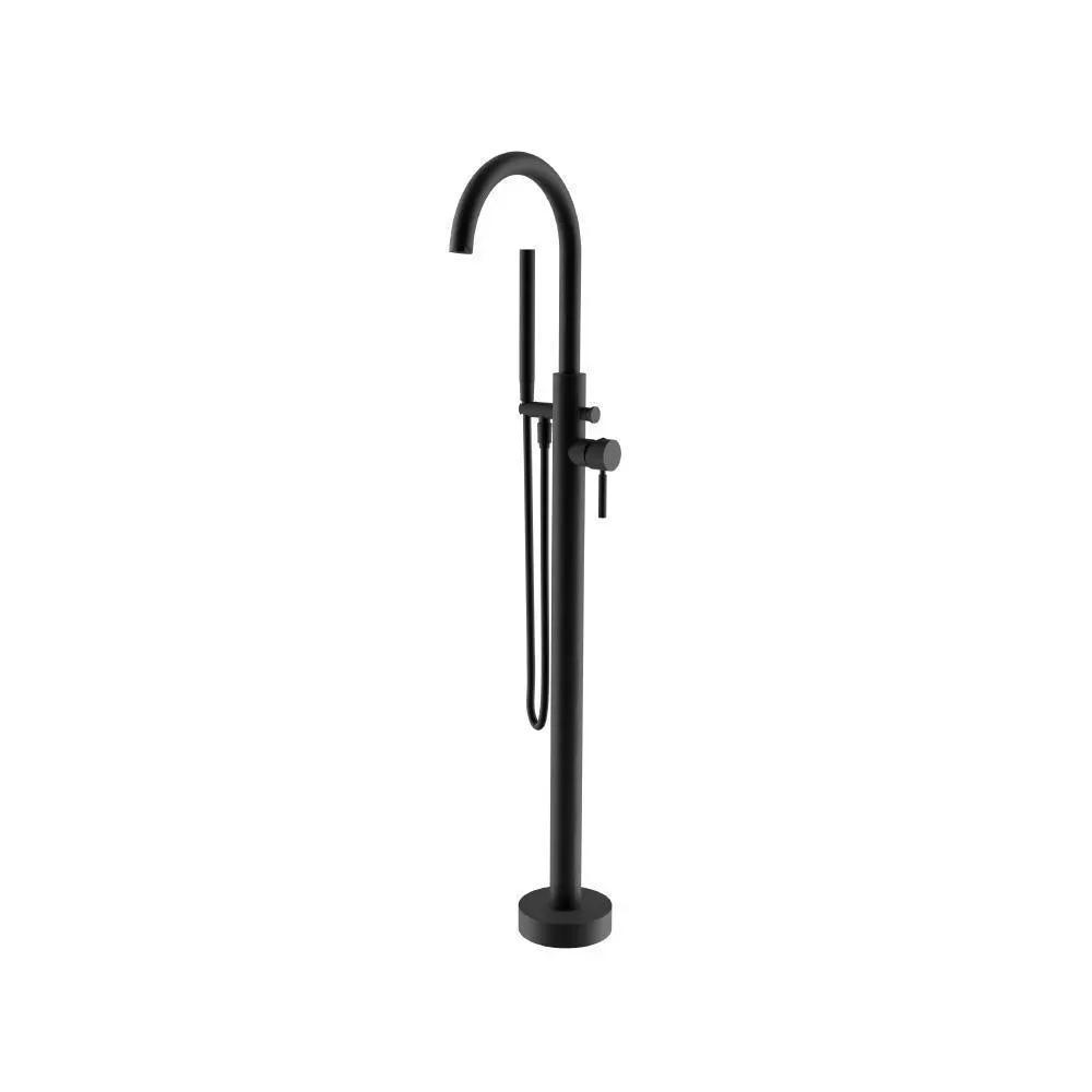 Flusso Serie 100 Freestanding Floor Mount Bathtub / Tub Filler with Hand Shower by Flusso