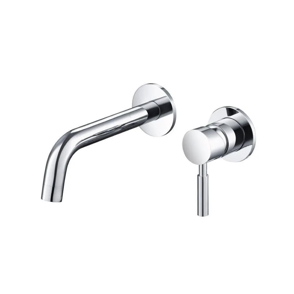 chrome bathroom faucet