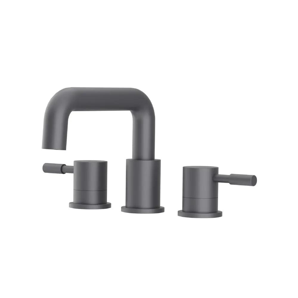 Flusso Serie 100 Three Hole 8" Widespread Two Handle Bathroom Faucet by Flusso