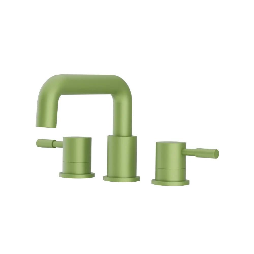 Flusso Serie 100 Three Hole 8" Widespread Two Handle Bathroom Faucet by Flusso