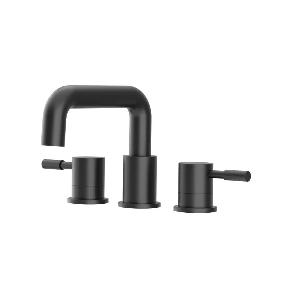 Flusso Serie 100 Three Hole 8" Widespread Two Handle Bathroom Faucet by Flusso