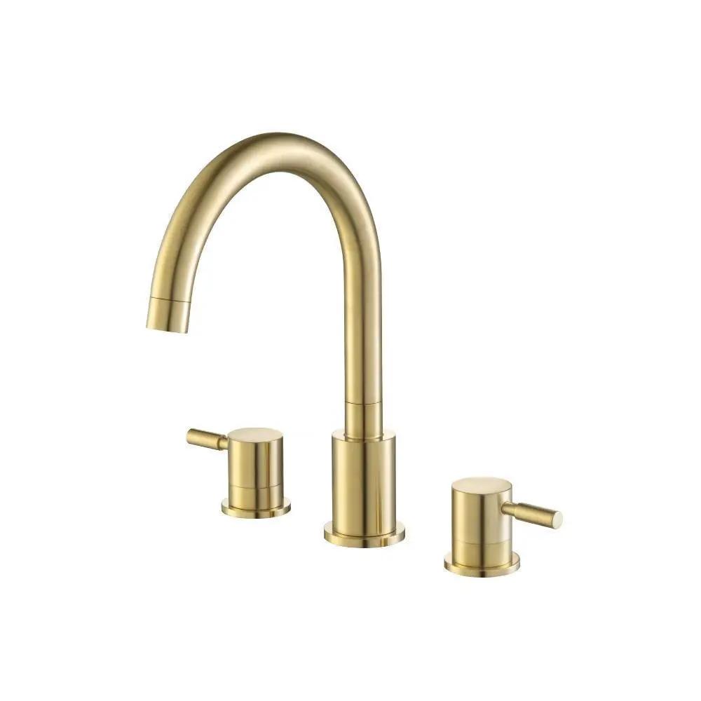 Flusso Serie 100 3 Hole Deck Mount Roman Tub Faucet by Flusso