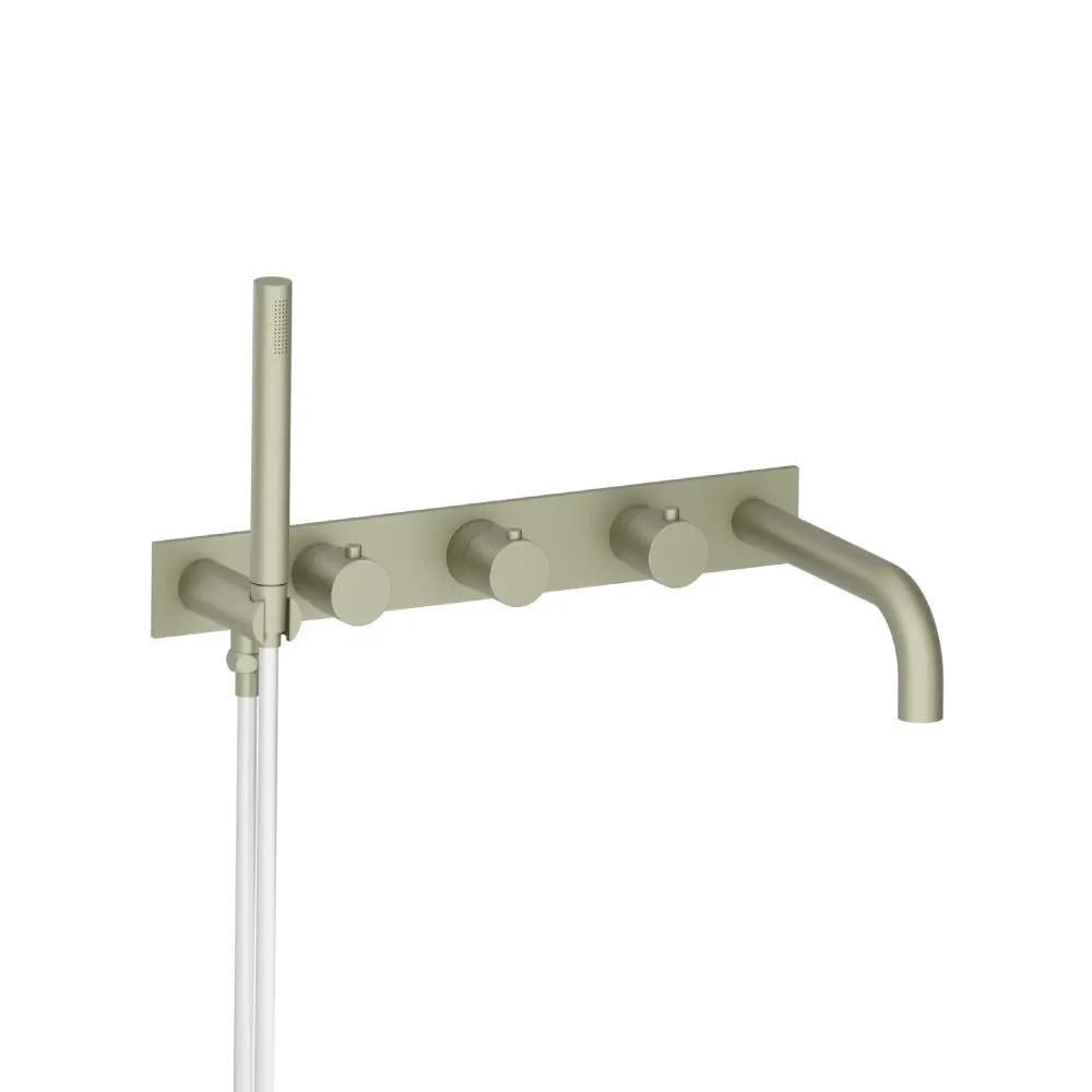 Flusso Serie 100 Wall Mount Tub Filler with Hand Shower by Flusso