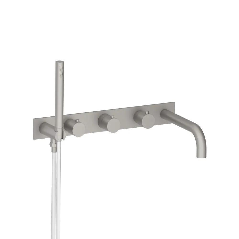 Flusso Serie 100 Wall Mount Tub Filler with Hand Shower by Flusso
