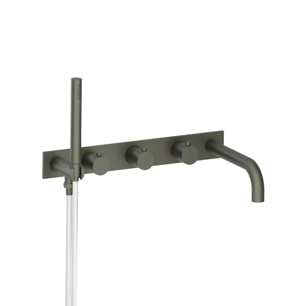 Flusso Serie 100 Trim for Wall Mount Tub Filler with Hand Shower by Flusso