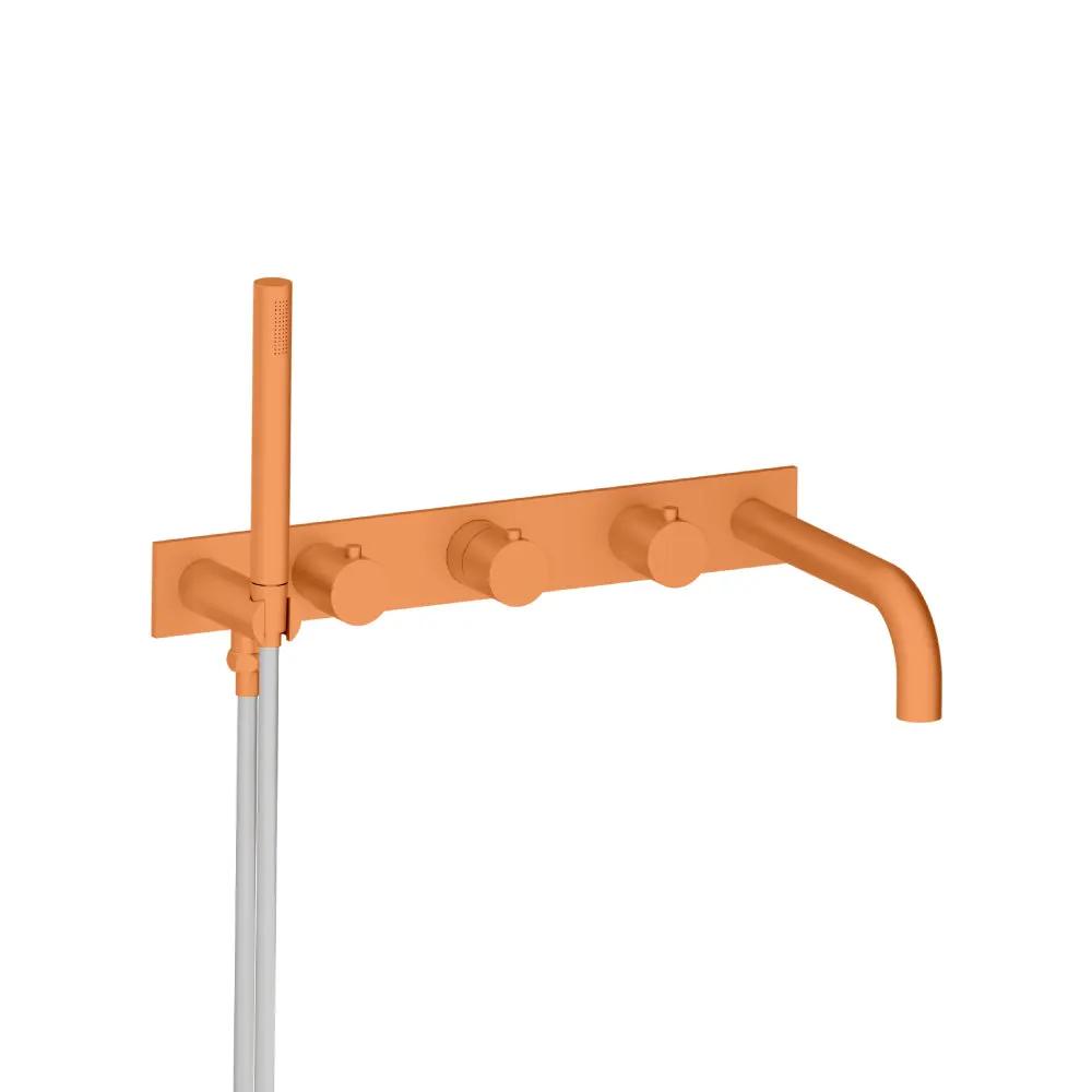 Flusso Serie 100 Trim for Wall Mount Tub Filler with Hand Shower by Flusso