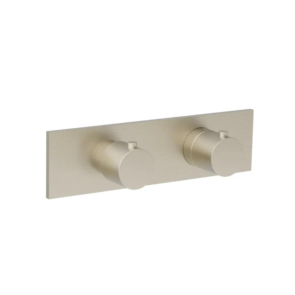 Flusso Serie 100 3/4" Horizontal Thermostatic Shower Valve and Trim - 1 Ouptut by Flusso