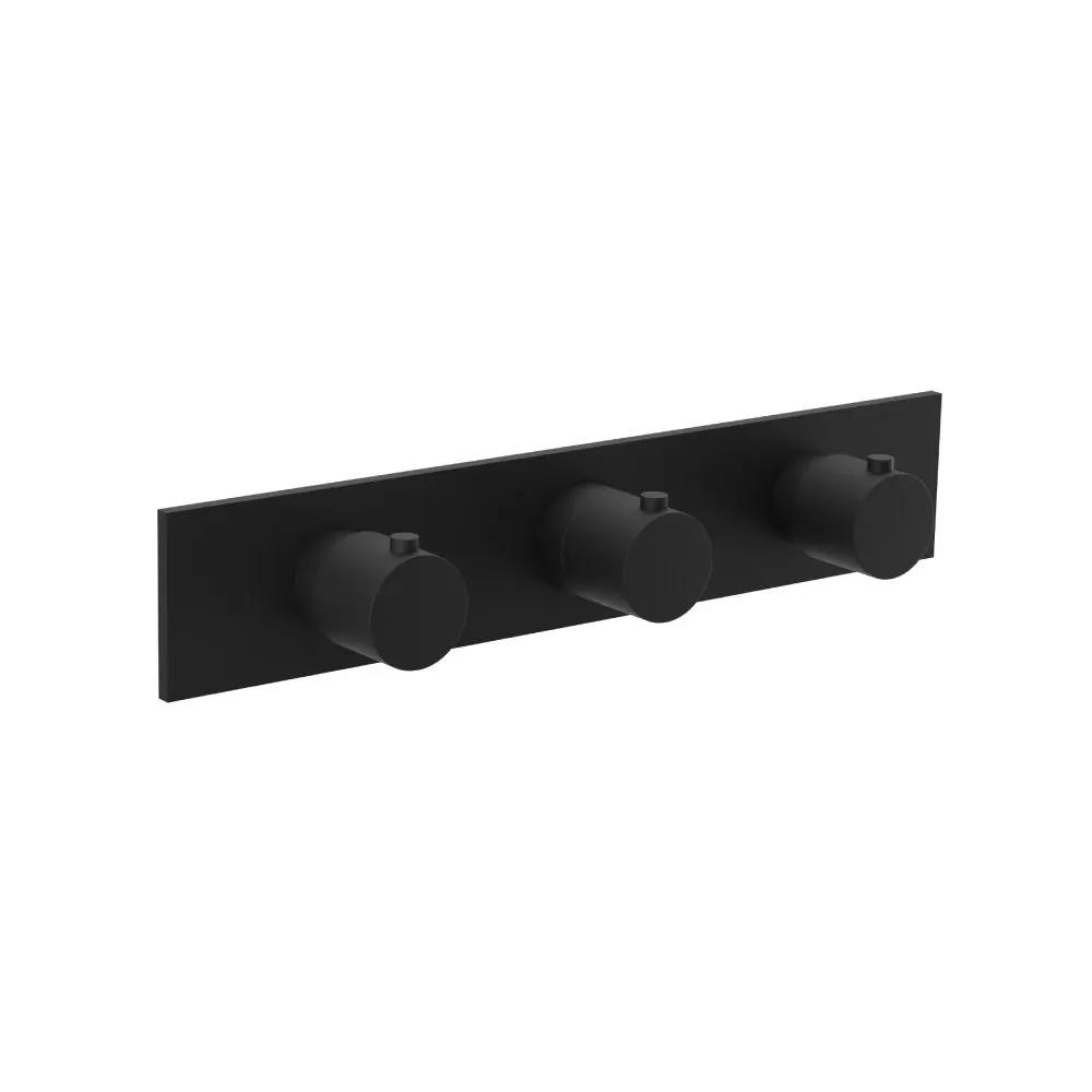 Flusso Serie 100 Trim for Horizontal Thermostatic Valve with 2 Volume Controls by Flusso