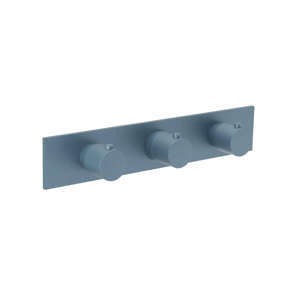 Flusso Serie 100 Trim for Horizontal Thermostatic Valve with 2 Volume Controls by Flusso
