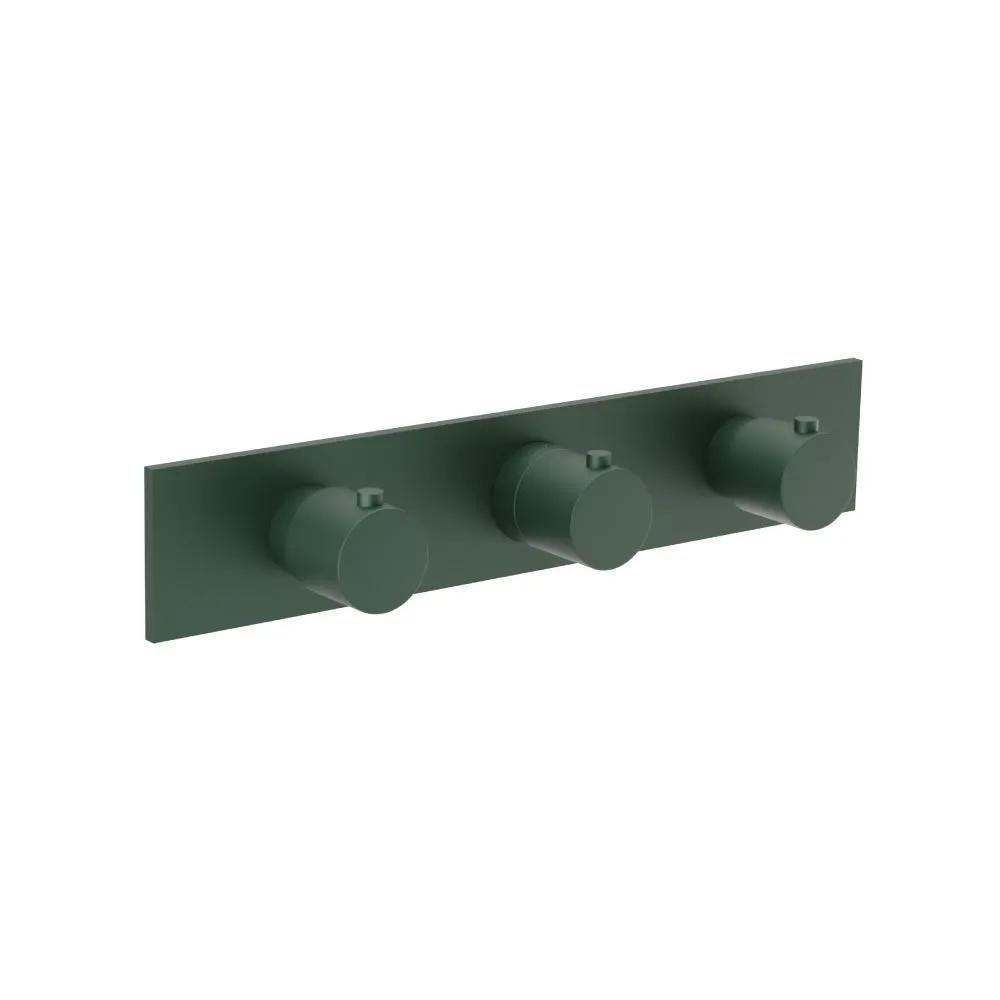 Flusso Serie 100 Trim for Horizontal Thermostatic Valve with 2 Volume Controls by Flusso