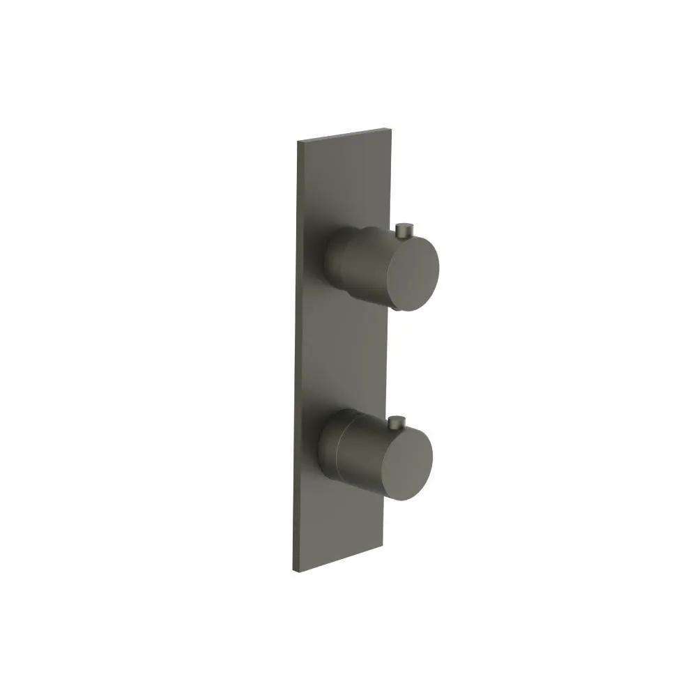 Flusso Serie 100 3/4" Horizontal Thermostatic Shower Valve and Trim - 1- Output by Flusso