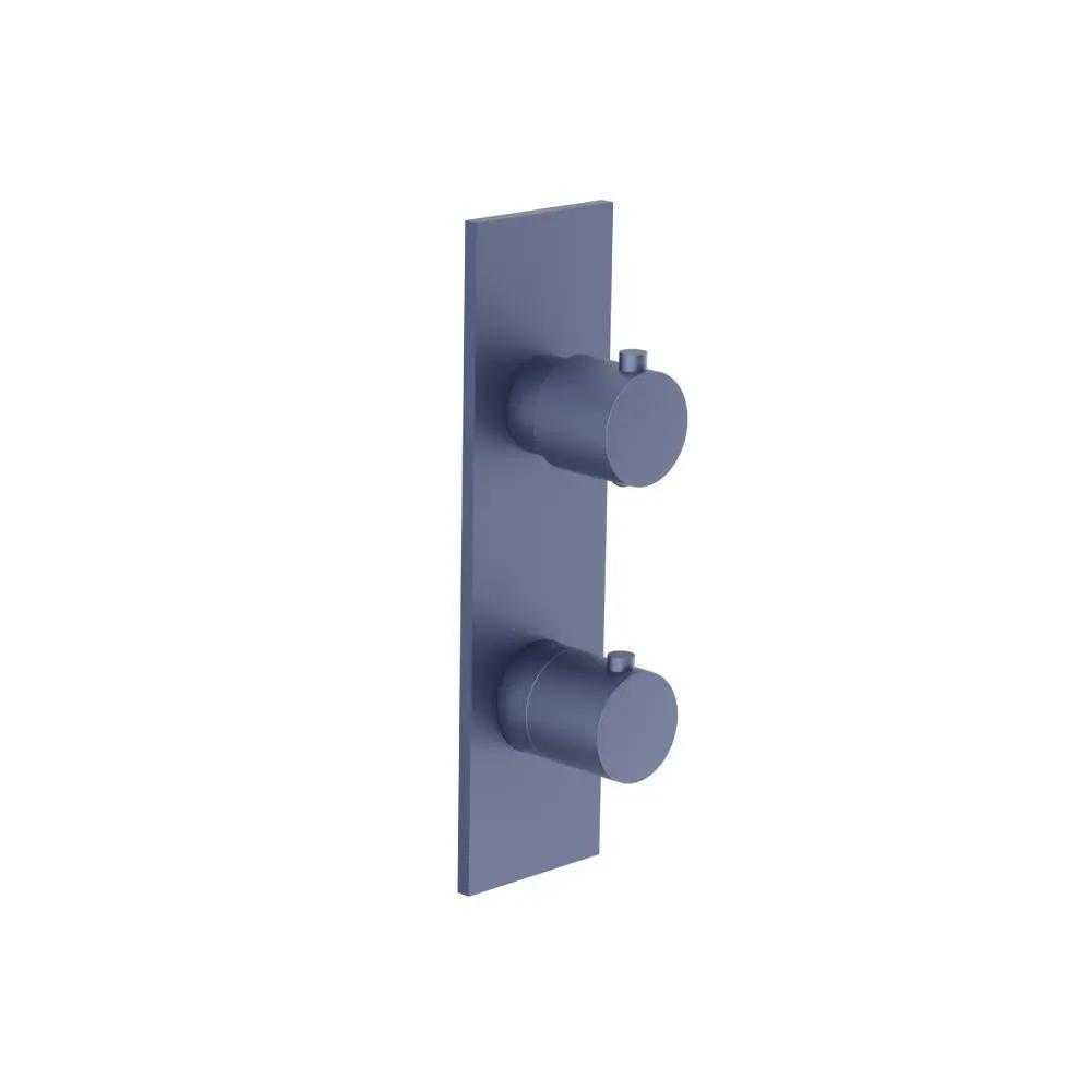 Flusso Serie 100 3/4" Horizontal Thermostatic Shower Valve and Trim - 1- Output by Flusso