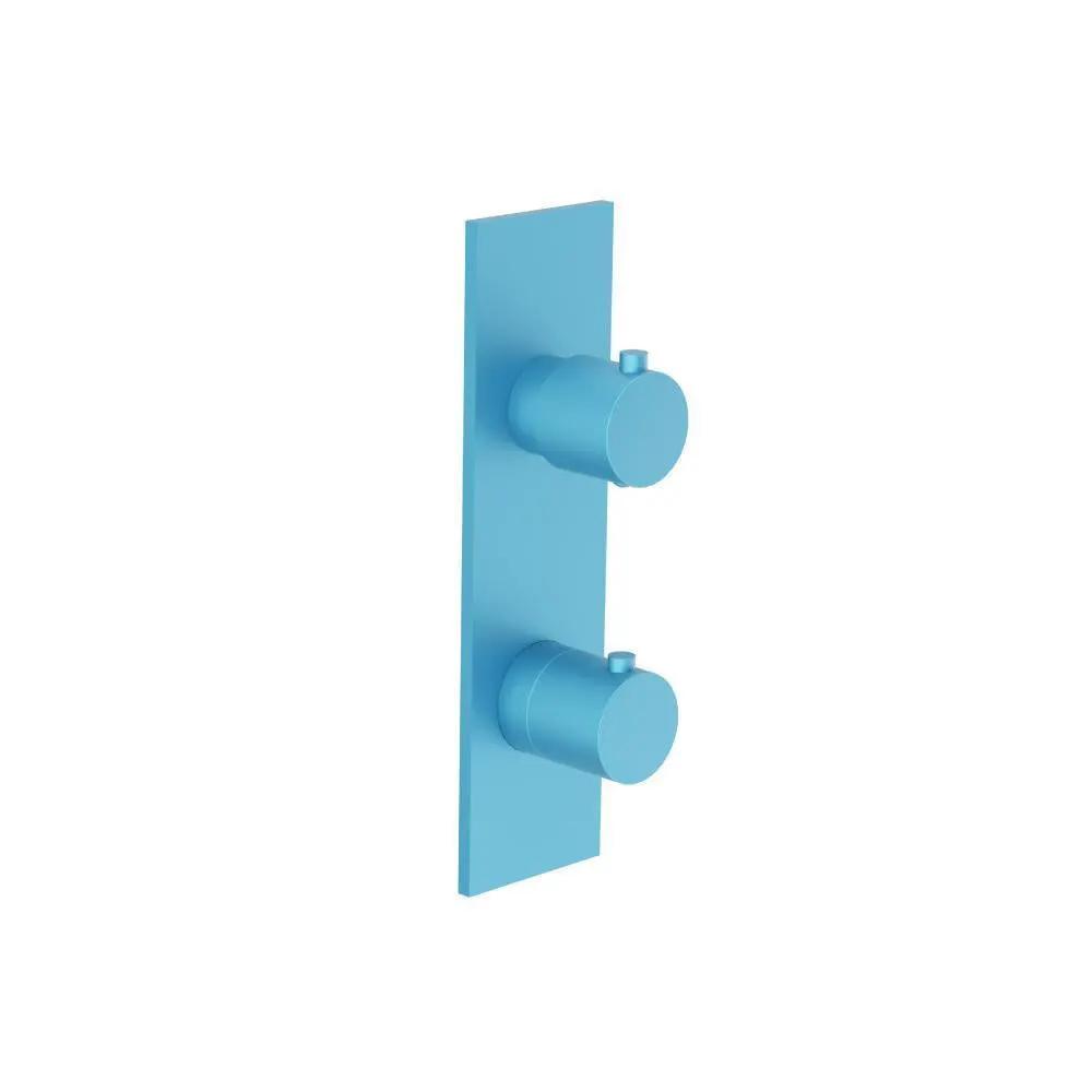 Flusso Serie 100 3/4" Horizontal Thermostatic Shower Valve and Trim - 1- Output by Flusso