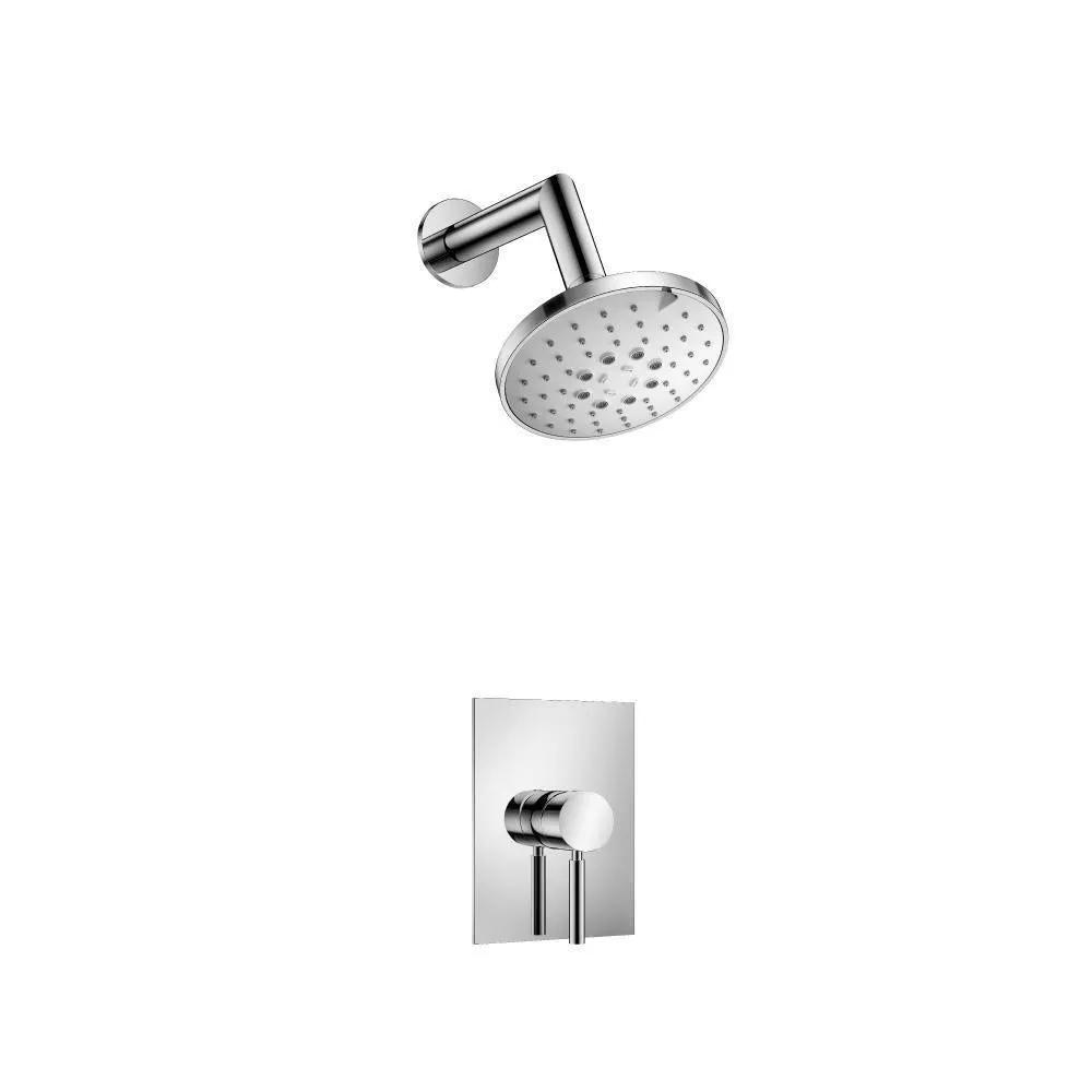 chrome shower set