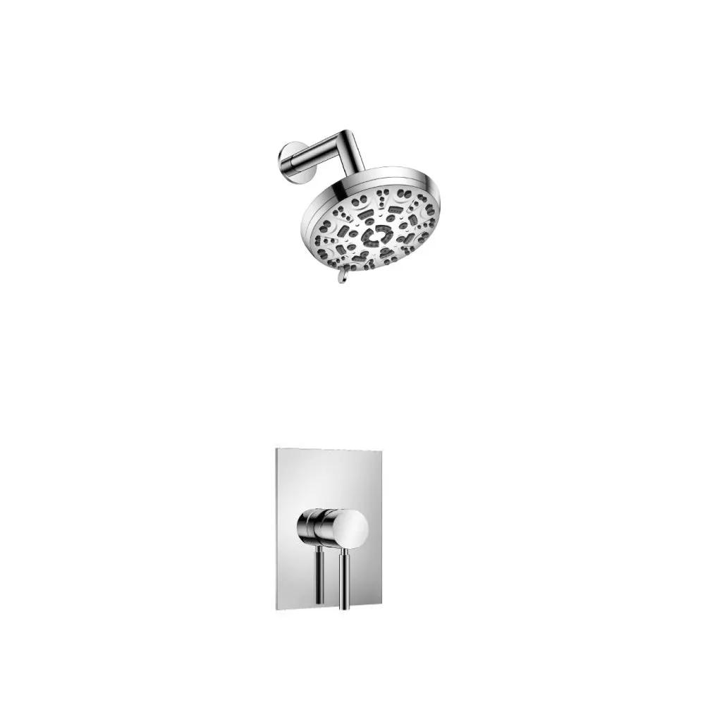 chrome shower set