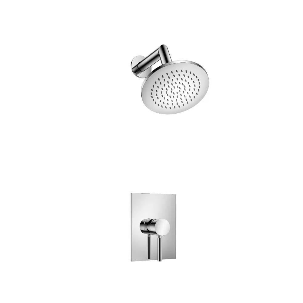 chrome shower set