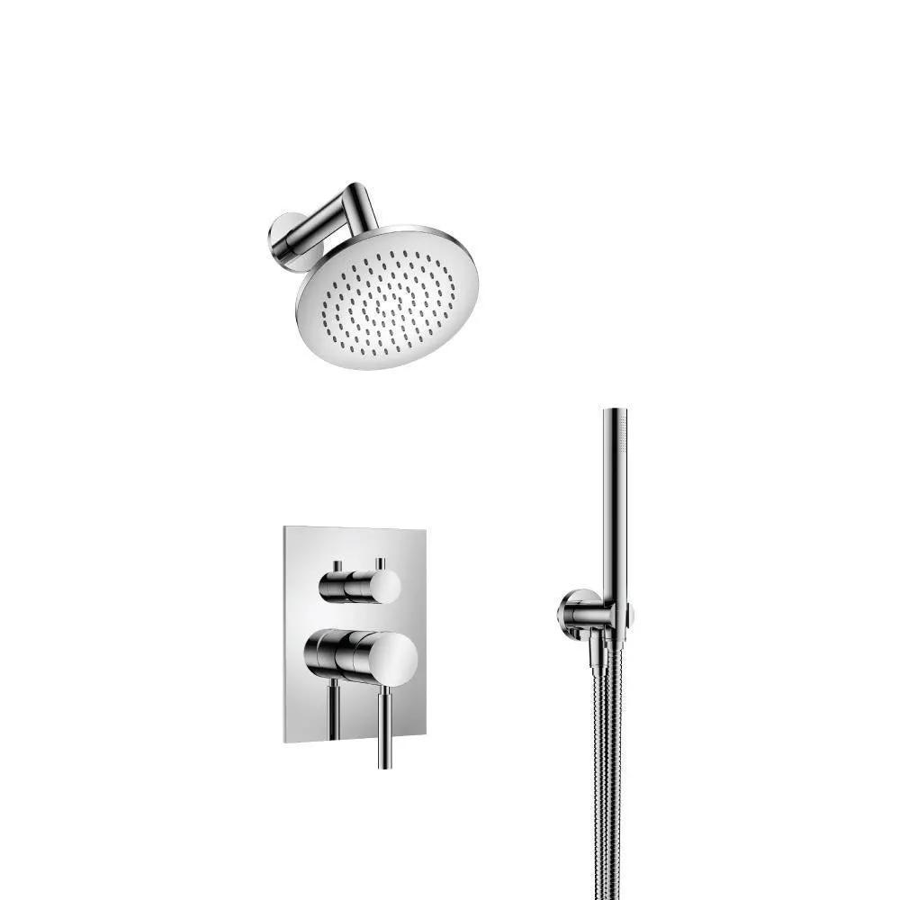 chrome shower set