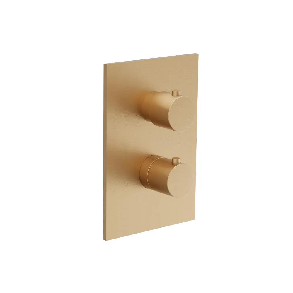 Flusso Serie 100 3/4" Thermostatic Valve and Trim - 3 Way Diverter - 3 Outputs by Flusso
