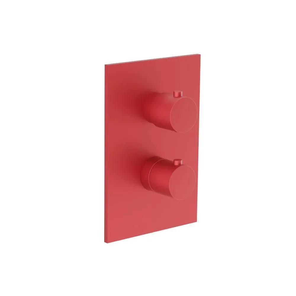 Flusso Serie 100 3/4" Thermostatic Valve and Trim - 3 Way Diverter - 3 Outputs by Flusso