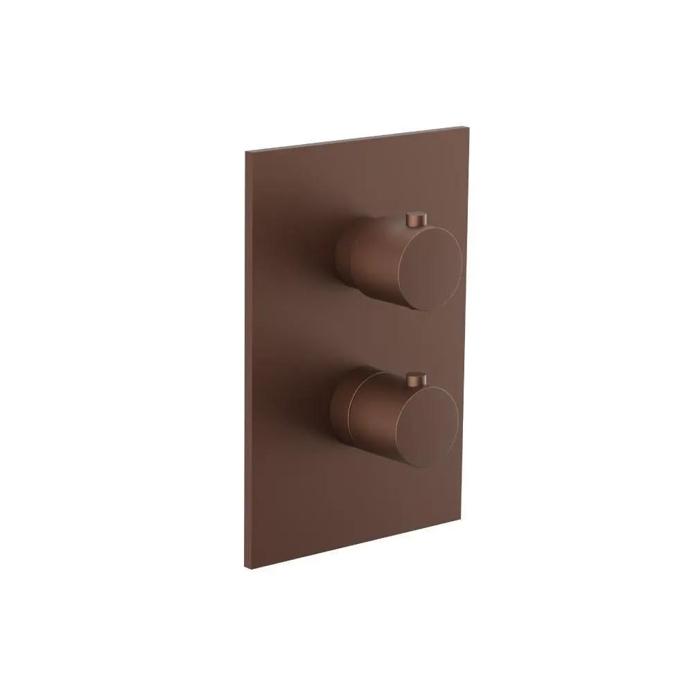 Flusso Serie 100 3/4" Thermostatic Valve and Trim - 3 Way Diverter - 3 Outputs by Flusso