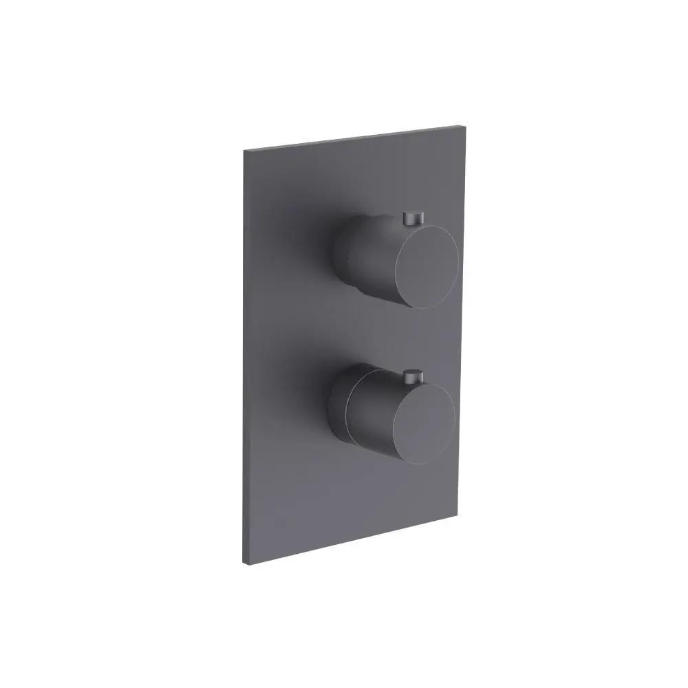 Flusso Serie 100 3/4 " Thermostatic Valve and Trim - with 2-Way Diverter - 2 Output by Flusso