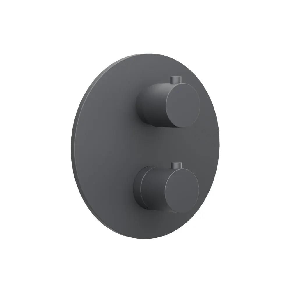 Flusso Serie 100 3/4 " Thermostatic Valve and Trim - with 2-Way Diverter - 2 Output by Flusso