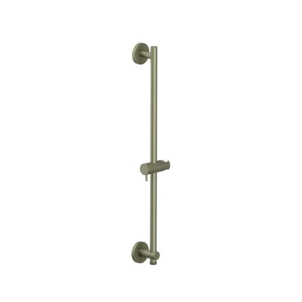 Flusso Serie 100 Round Shower Slide Bar with Integrated Wall Elbow by Flusso