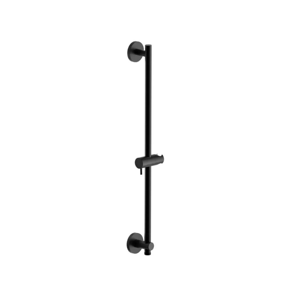 Flusso Serie 100 Round Shower Slide Bar with Integrated Wall Elbow by Flusso