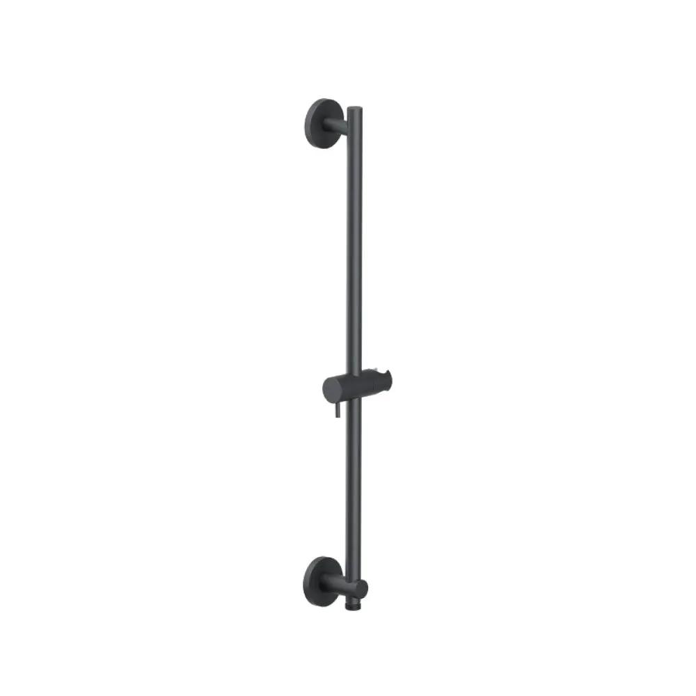 Flusso Serie 100 Round Shower Slide Bar with Integrated Wall Elbow by Flusso