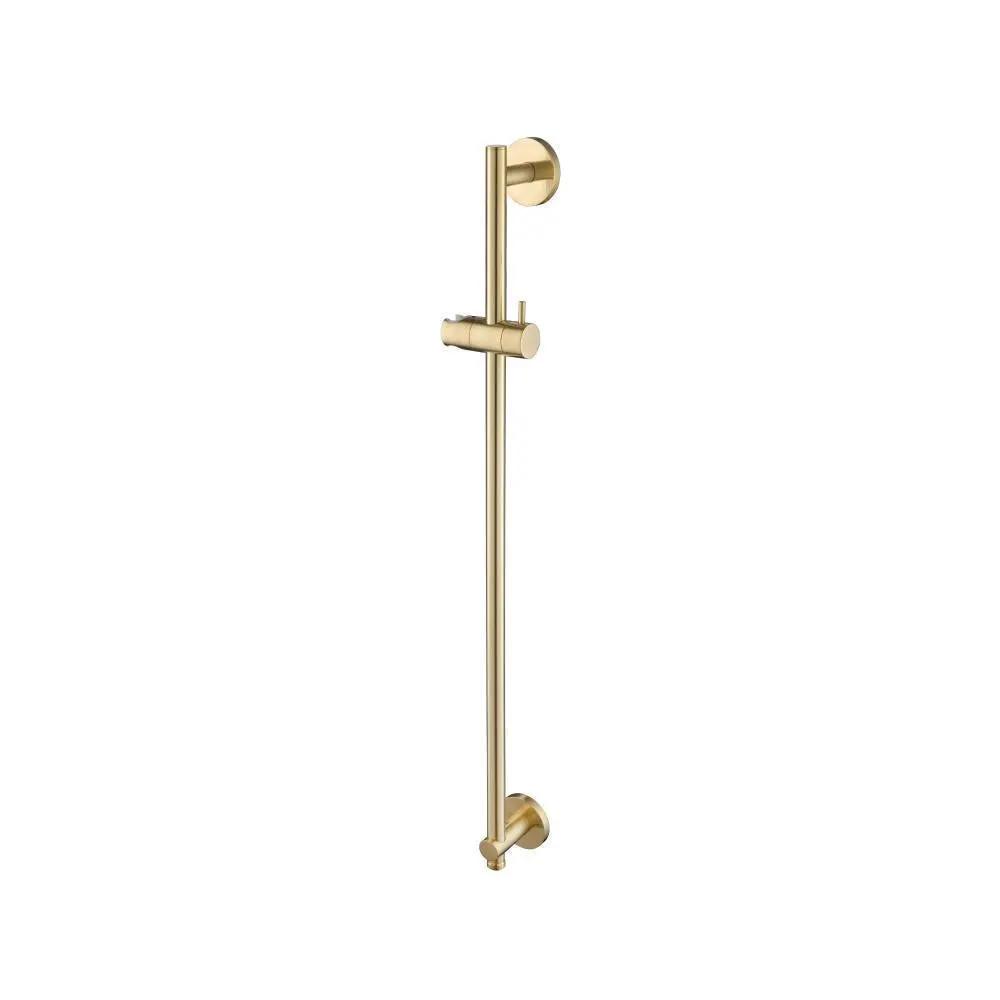 Flusso Serie 100 Round Shower Slide Bar with Integrated Wall Elbow by Flusso