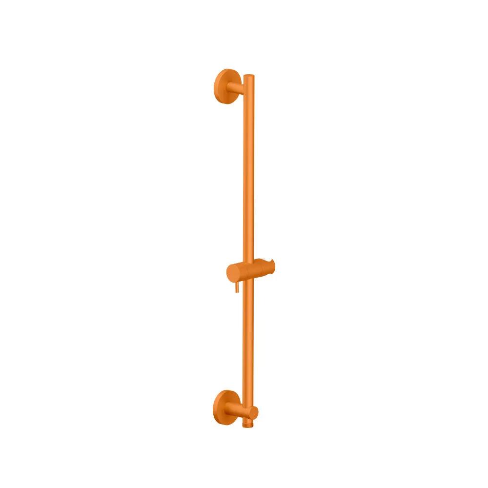 Flusso Serie 100 Round Shower Slide Bar with Integrated Wall Elbow by Flusso