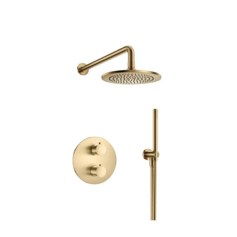 Flusso Serie 100 Two Output Shower Set with Shower Head and Hand Held by Flusso