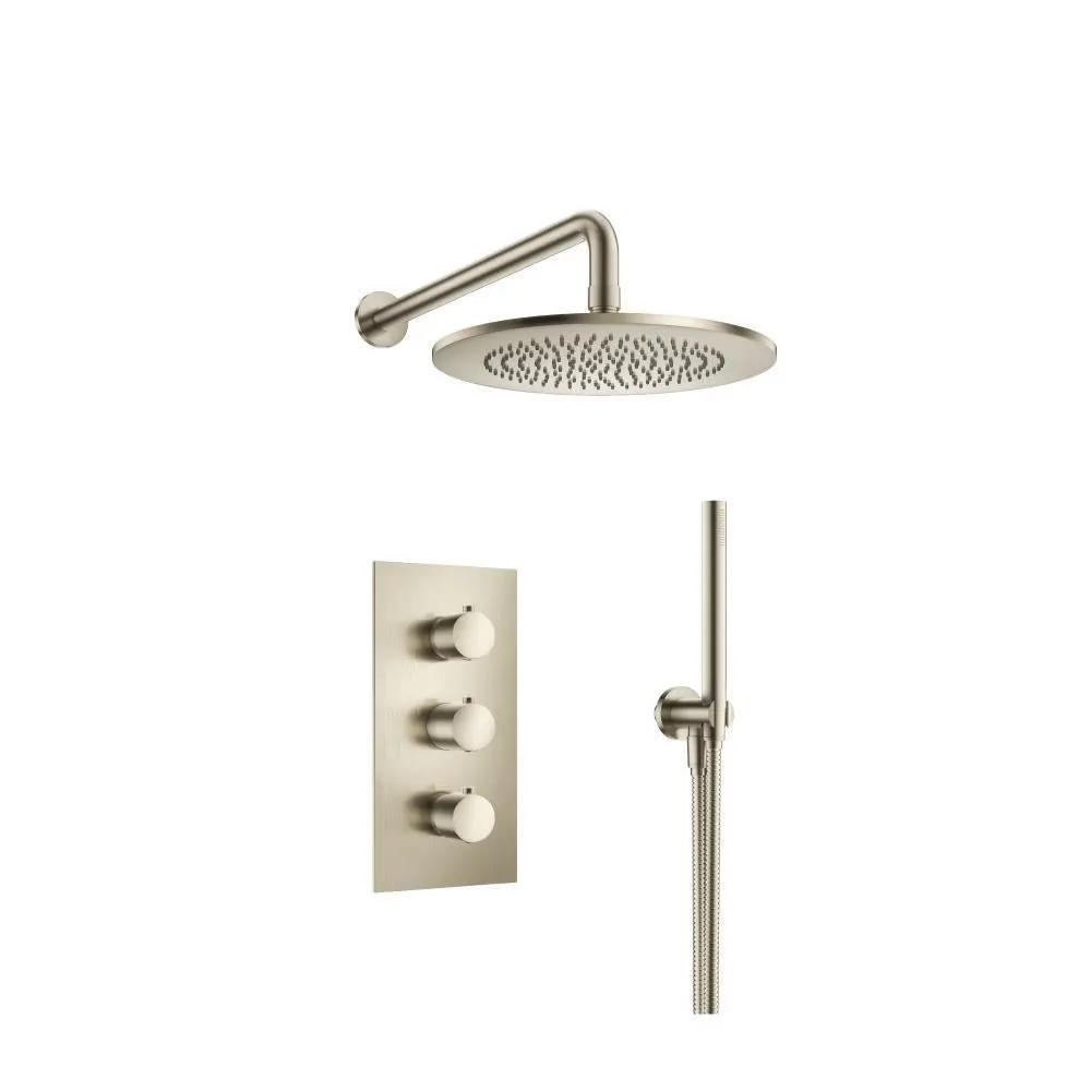 Flusso Serie 100 Two Output Shower Set with Shower Head and Hand Held by Flusso