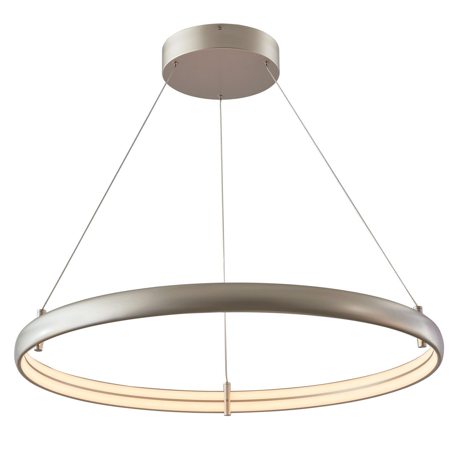 Abra Lighting Sling Medium Dual LED Band Ring Pendant by Abra Lighting