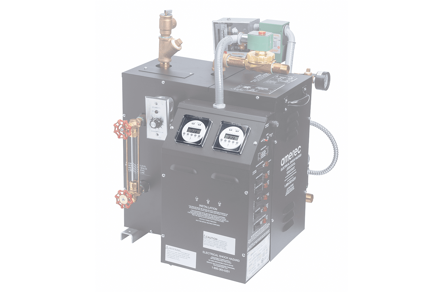 Amerec I60 15/30/60 Minute Timer to Control Steam Flow in Steam Rooms with Intermittent Use