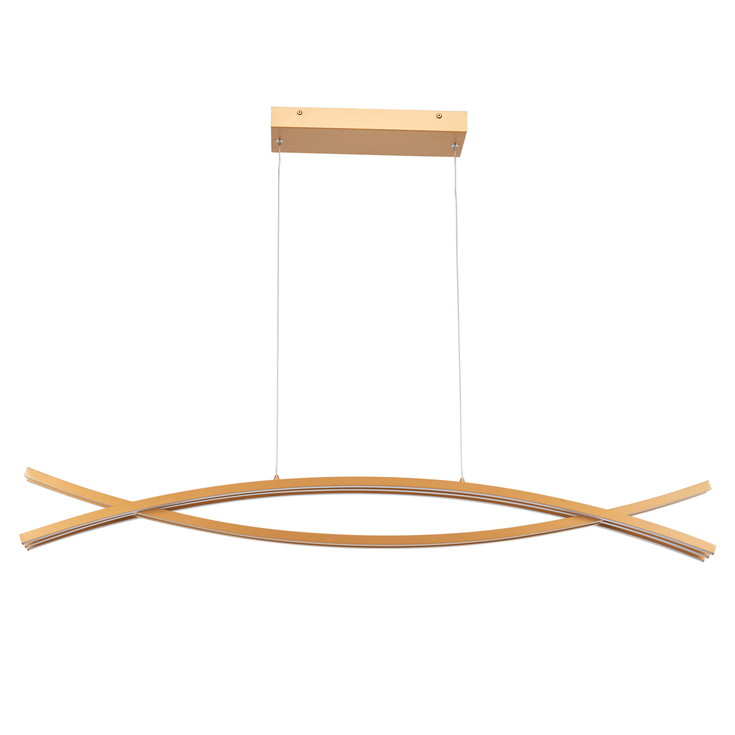 Abra Lighting Wishbone Crossed Frame Pendant by Abra Lighting