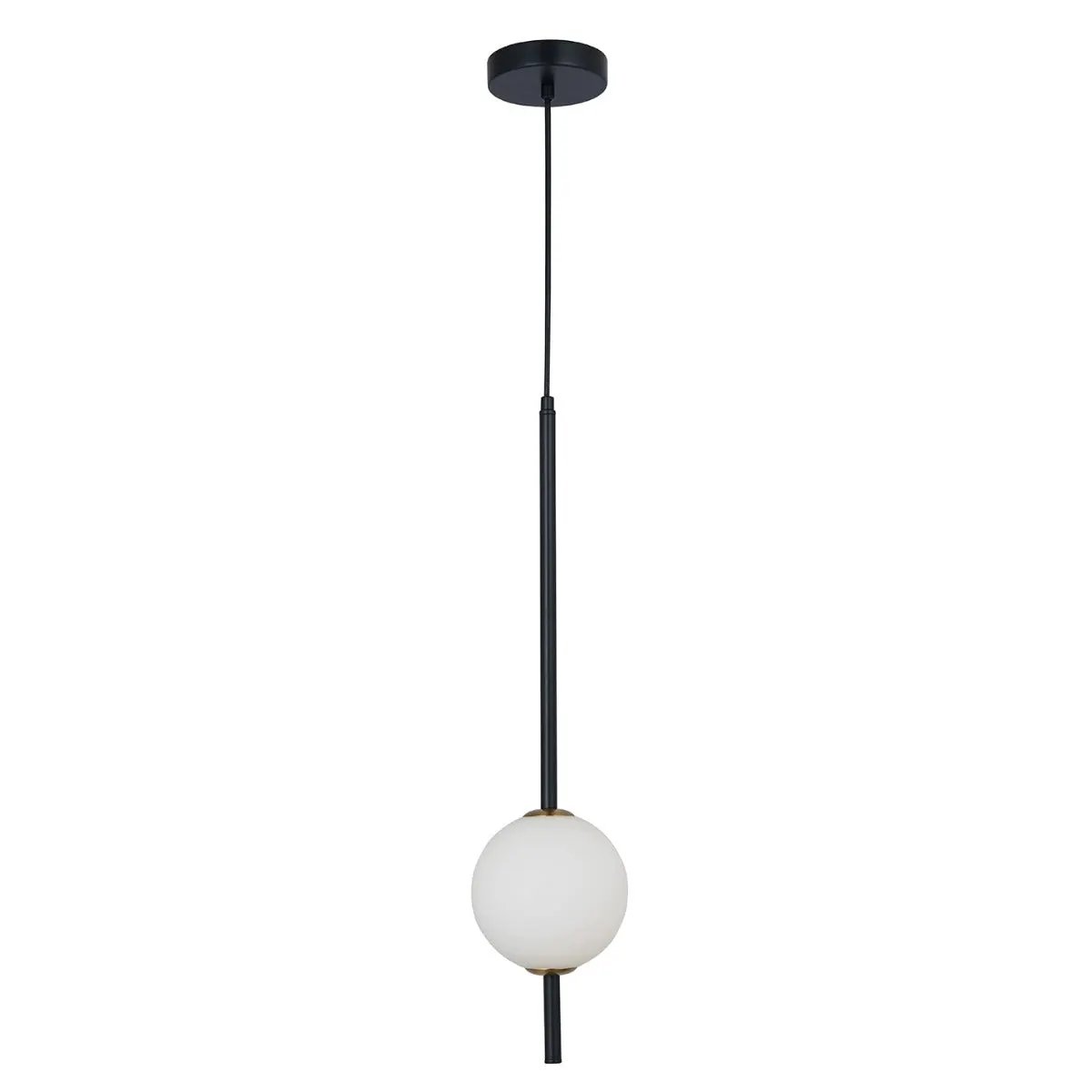 Abra Lighting Bâton 1-Light Orb Pendant by Abra Lighting