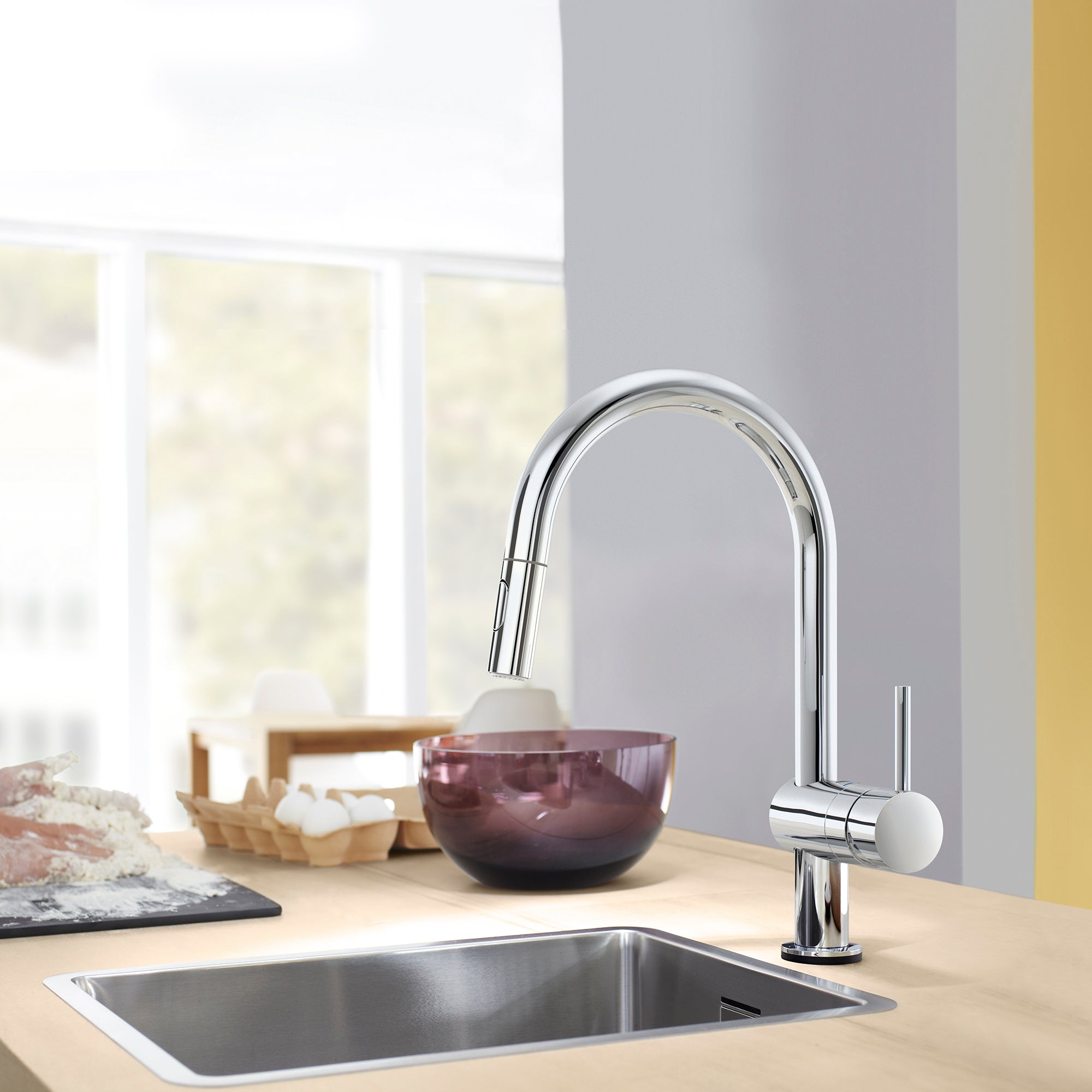 starlight chrome kitchen faucet