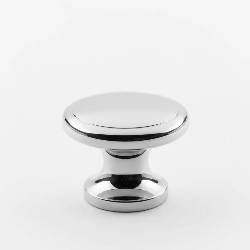 polished chrome knob