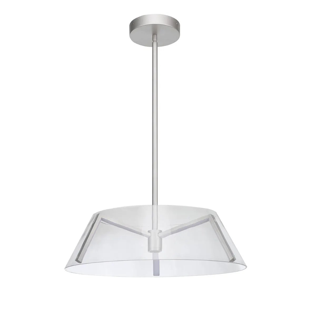 Abra Lighting Talon Clear Glass and LED Claw Pendant by Abra Lighting