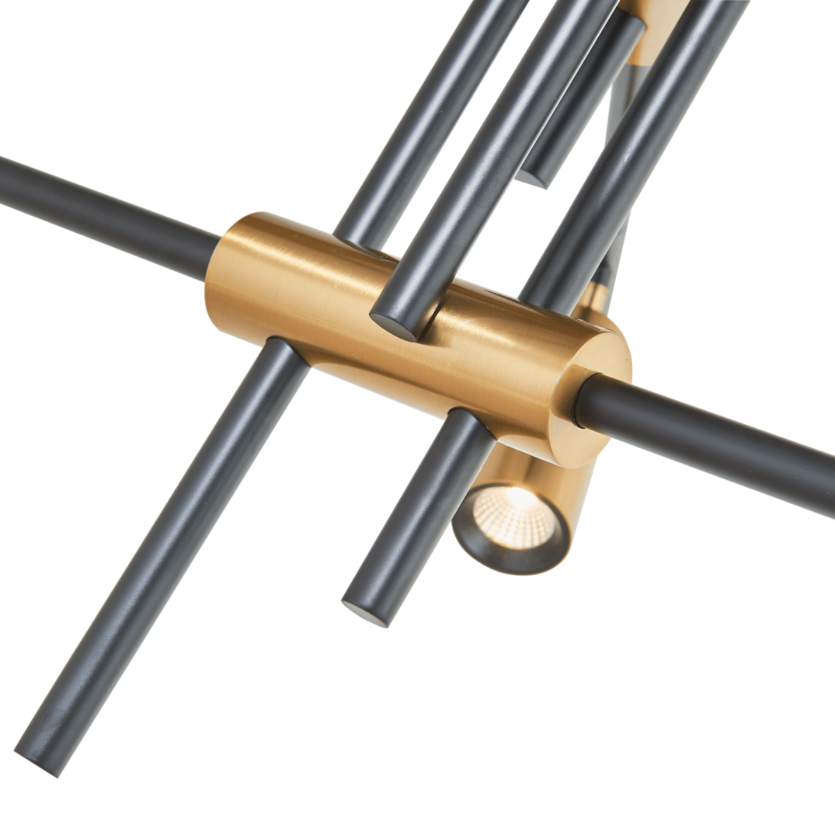 matte black/gold light