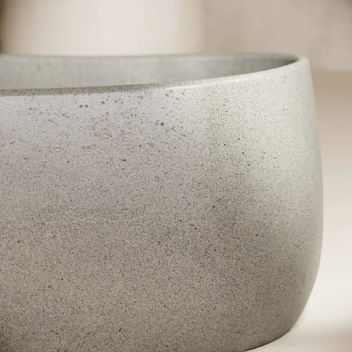 Balux Milan Concrete Freestanding Bathtub by Balux