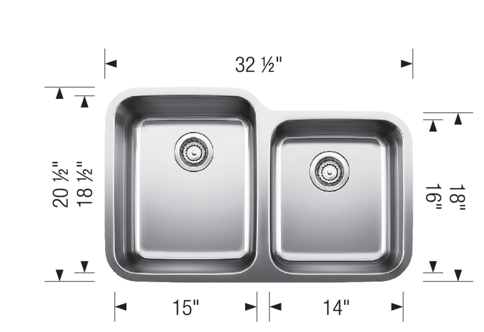 satin brushed stainless steel sink