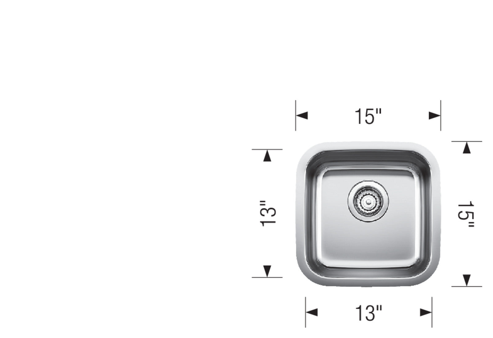 brushed stainless steel sink