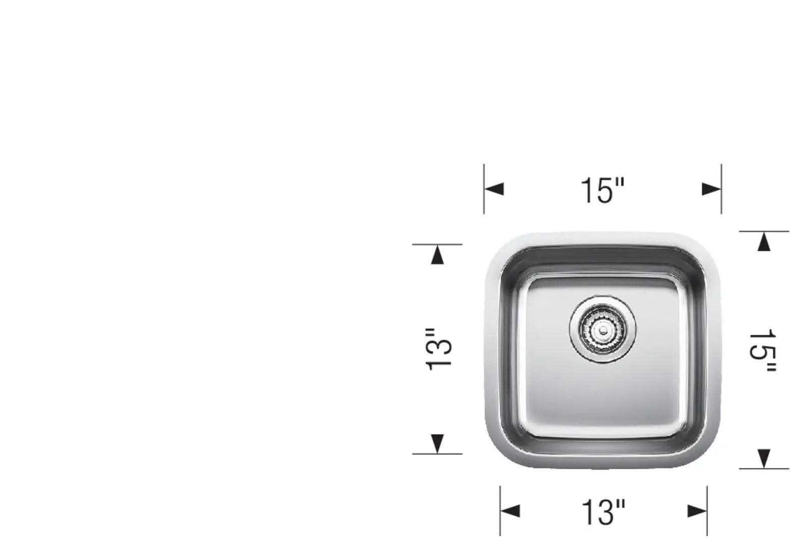 brushed stainless steel sink