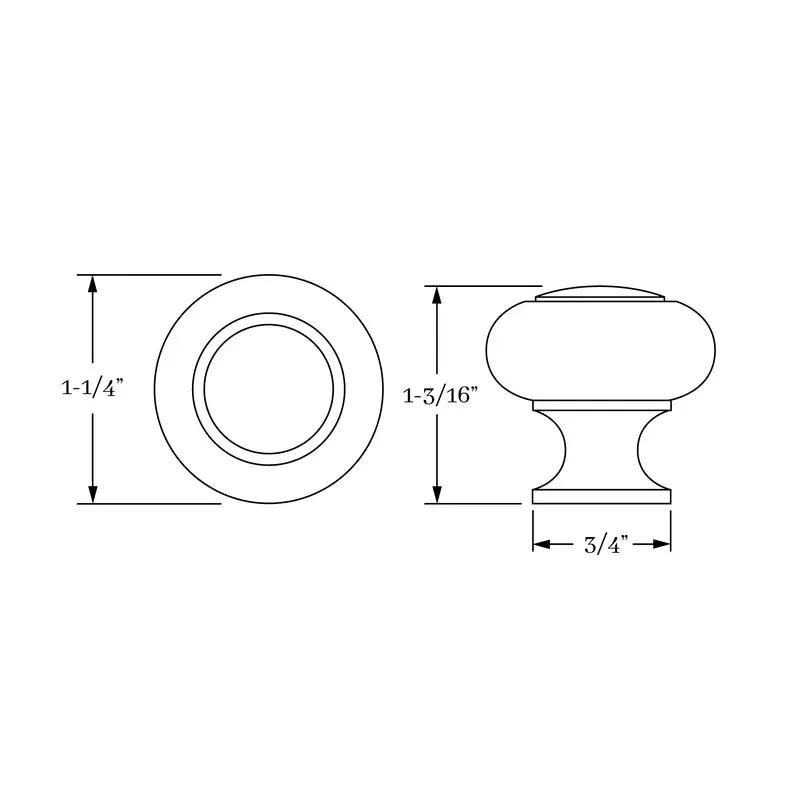 knob dimension