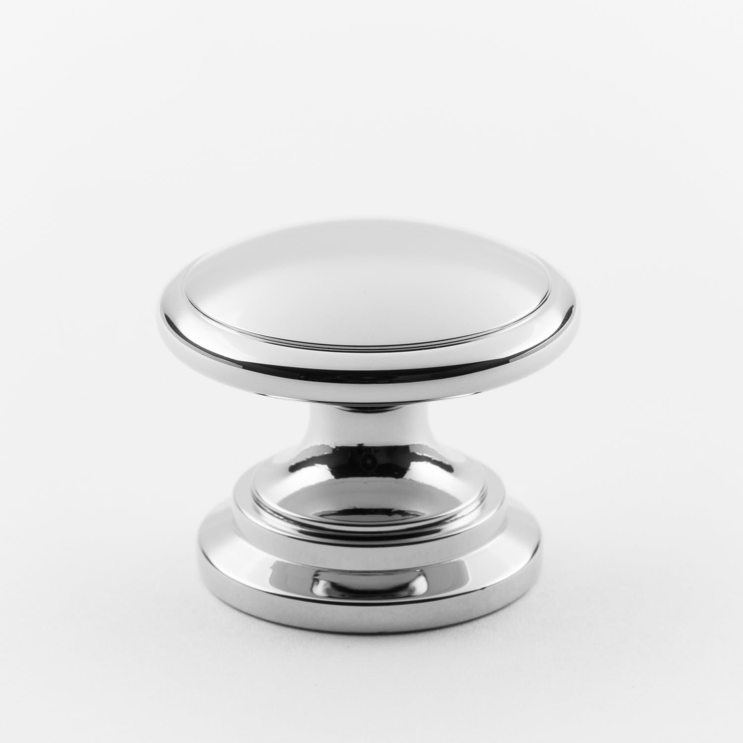 polished chrome knob