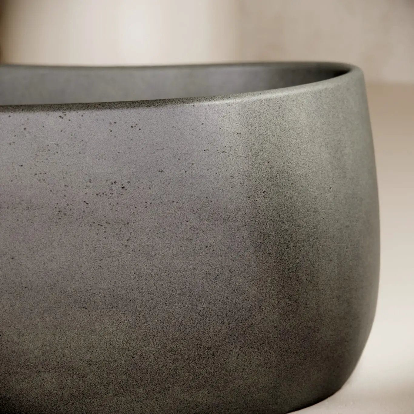 Balux Aspen Concrete Freestanding Bathtub by Balux